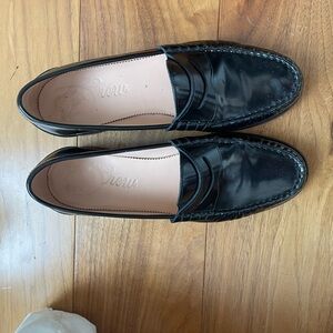 J. Crew Black Loafers